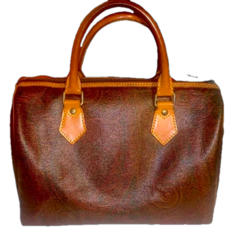 ETRO Milano speedy style handbag. Paisley pattern
